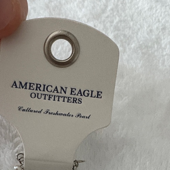 American Eagle Outfitters Silver Necklace with Pearl - Picture 2 of 4